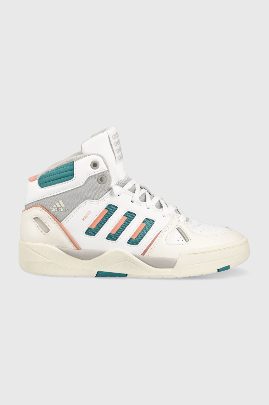 adidas sneakers MIDCITY culoarea alb