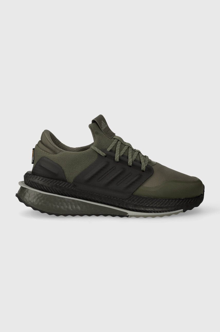 Levně Běžecké boty adidas X_Plrboost zelená barva