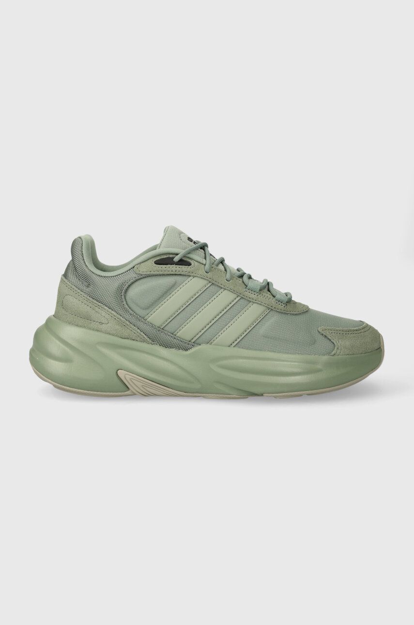 Levně Sneakers boty adidas Ozelle zelená barva
