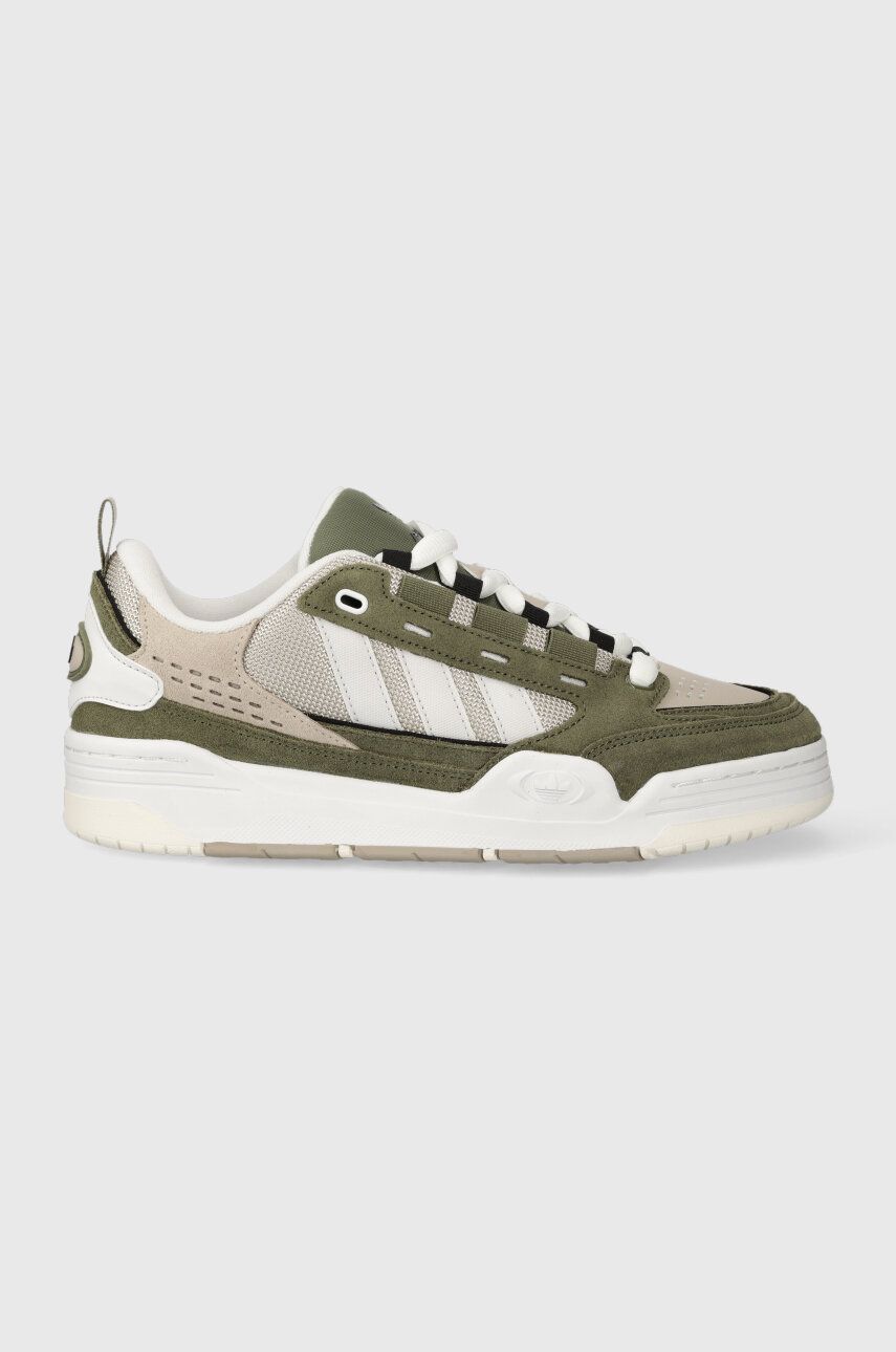 Kožené sneakers boty adidas Originals ADI2000 zelená barva, IG1029 - zelená - Svršek: Přírodní kůže