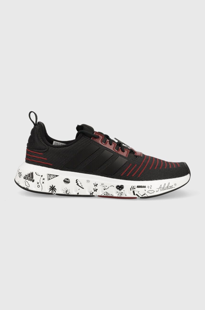 Běžecké boty adidas Swift Run černá barva - černá -  Svršek: Textilní materiál Vnitřek: Te