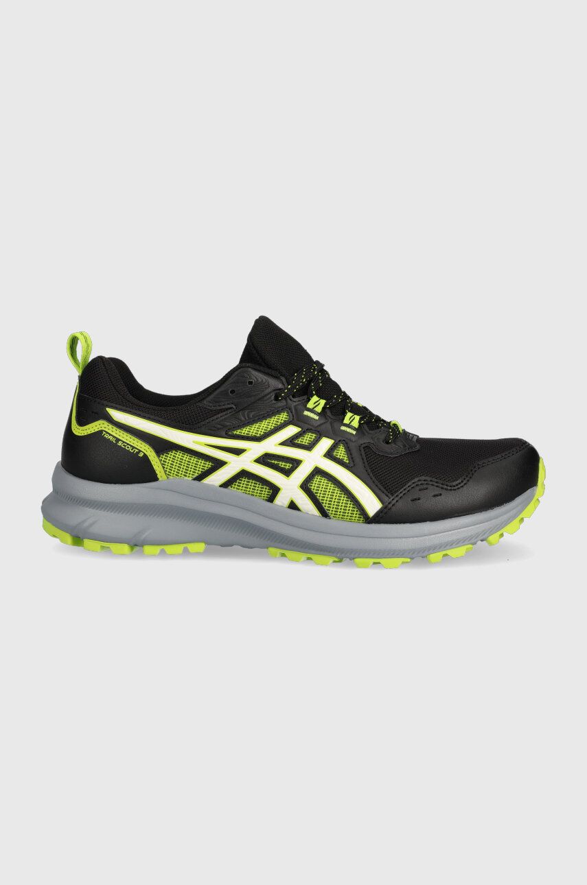 Asics pantofi de alergat Trail Scout 3 culoarea negru