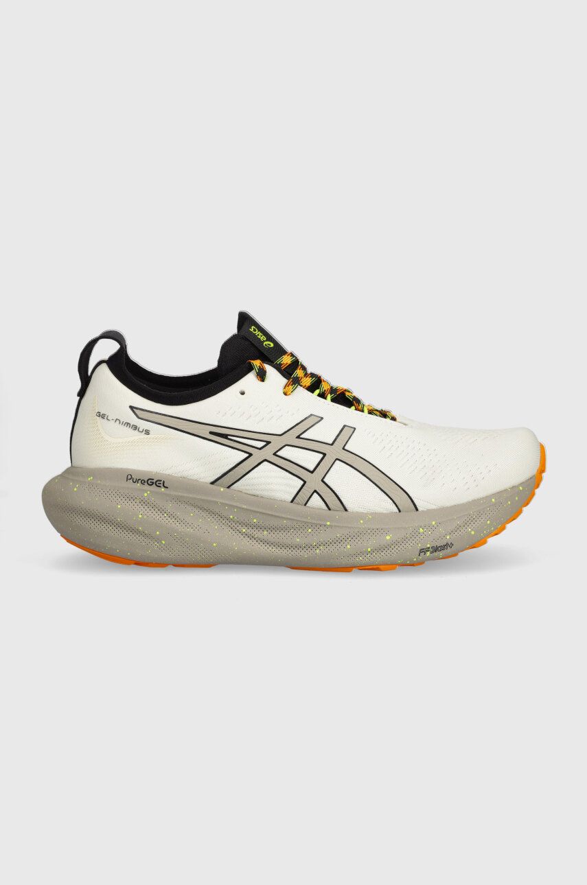 Asics pantofi de alergat Gel-Nimbus 25 culoarea bej