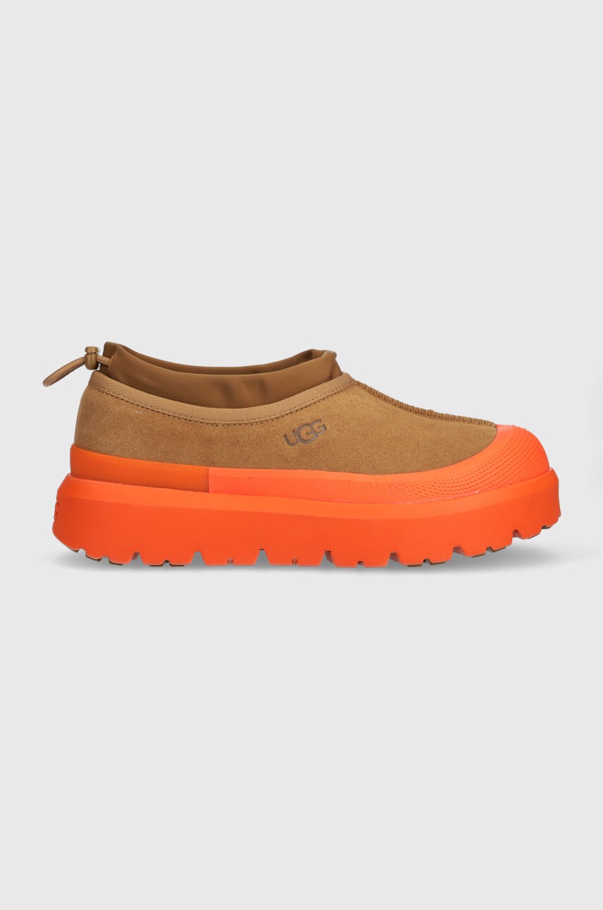 

Замшевые сапоги UGG Tasman Weather Hybrid цвет коричневый 1144096