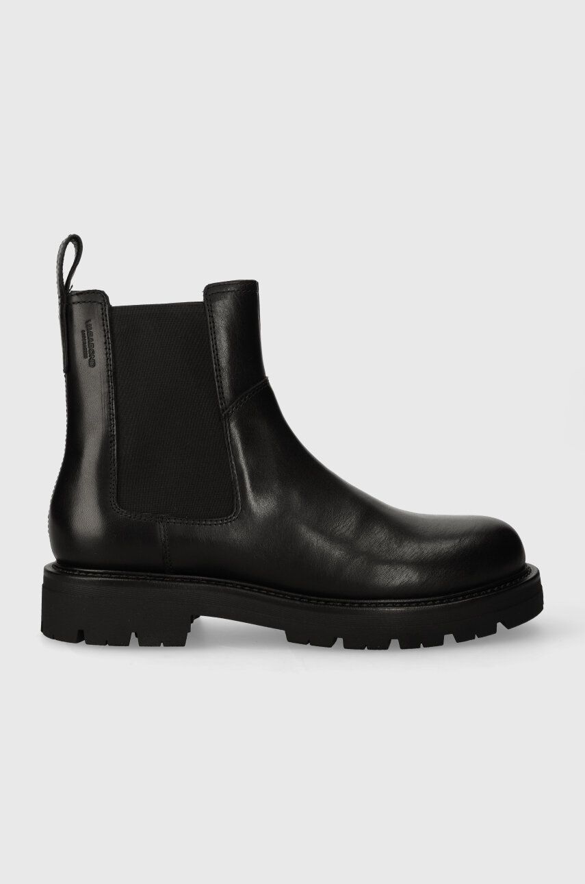 Kožené kotníkové boty Vagabond Shoemakers CAMERON pánské, černá barva, 5675.201.20 - černá - Svršek: