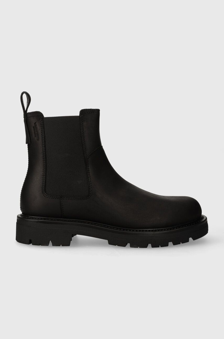 Semišové kotníkové boty Vagabond Shoemakers CAMERON pánské, černá barva, 5675.209.21 - černá - Svrše