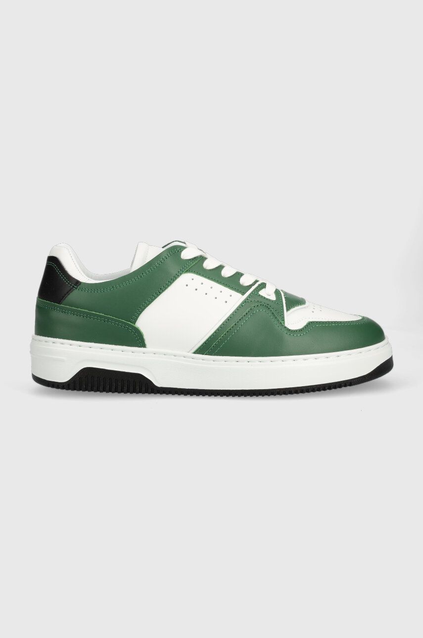 Kožené sneakers boty Copenhagen zelená barva, CPH167M vitello