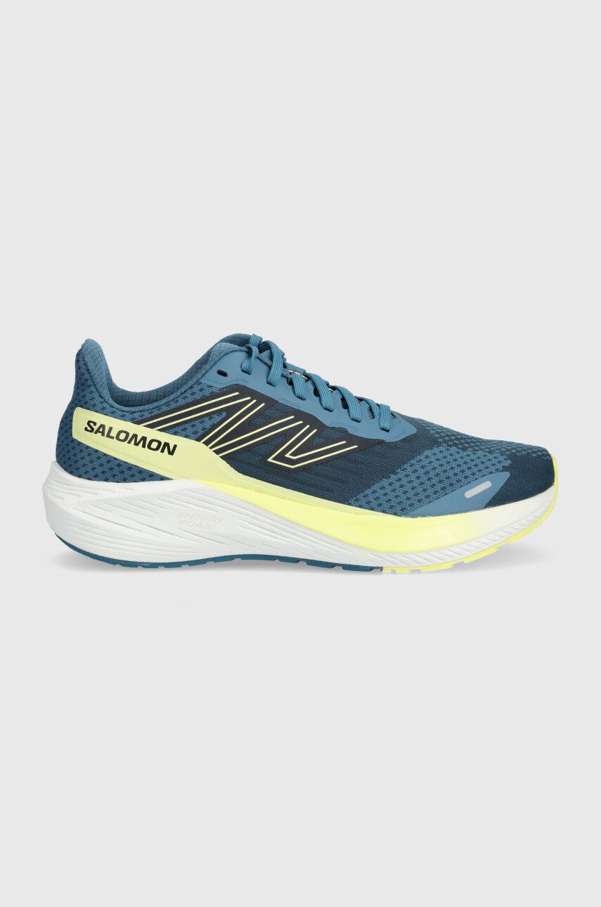 Běžecké boty Salomon Aero Blaze - modrá - Svršek: Umělá hmota