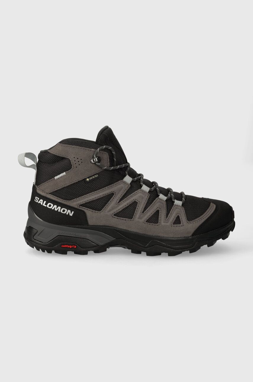 Salomon pantofi X WARD MID GTX barbati, culoarea gri