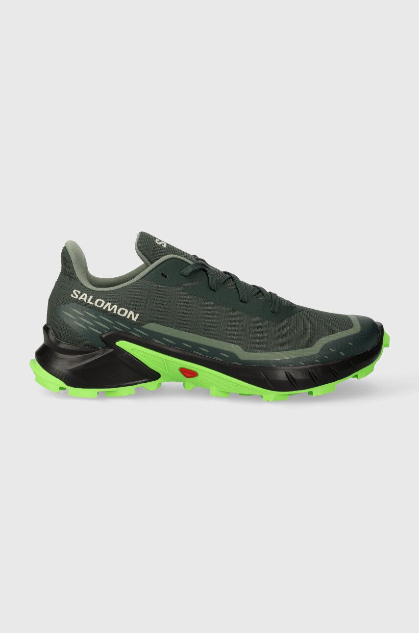 Salomon pantofi Alphacross 5 culoarea verde