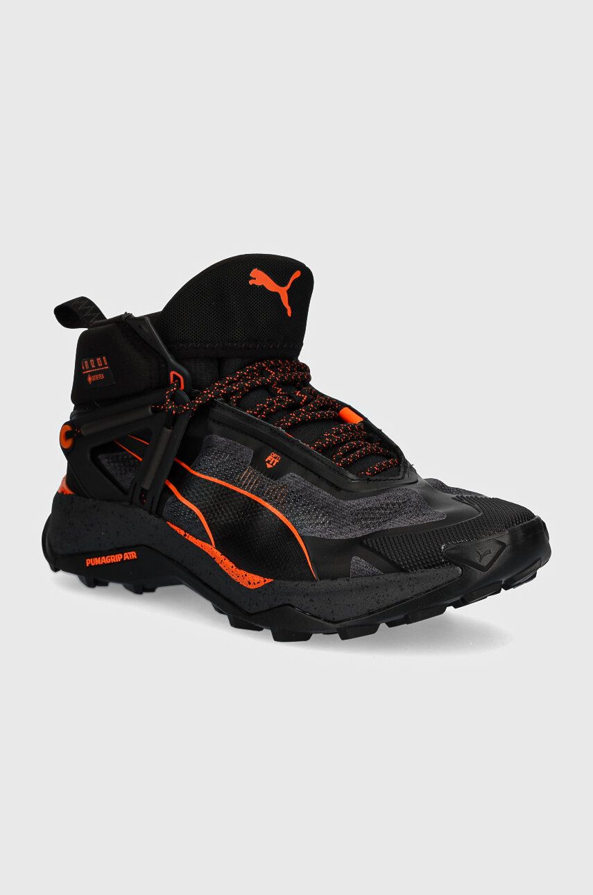 Puma pantofi Explore Nitro Mid GTX barbati, culoarea negru