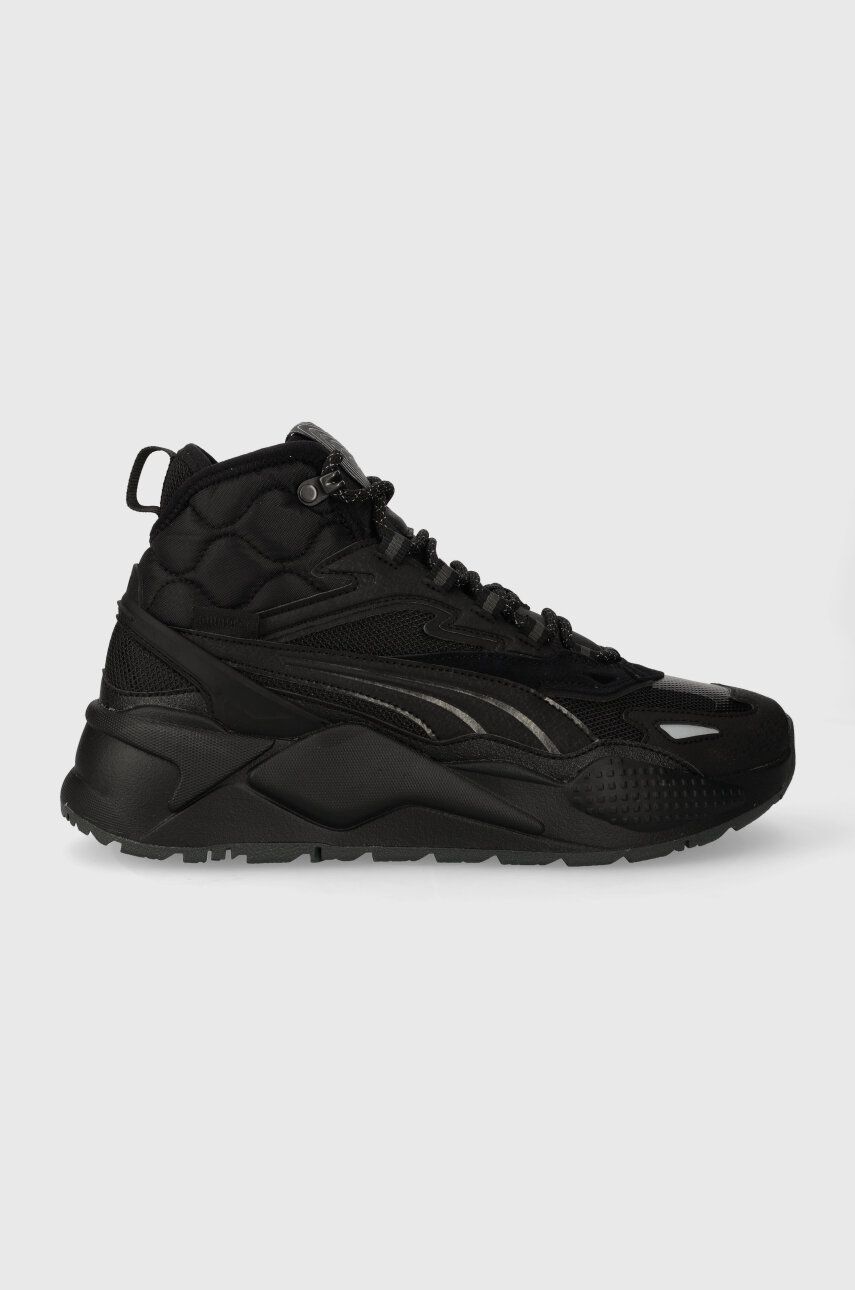 Sneakers boty Puma RS-X Hi černá barva - černá - Svršek: Textilní materiál Vnitřek: Textilní ma