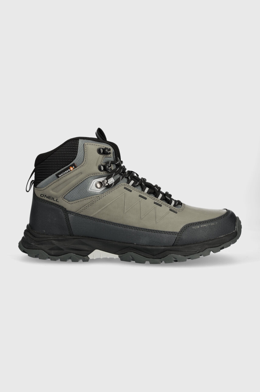 Levně Boty O'Neill Durango Men Mid Waterproof pánské, šedá barva