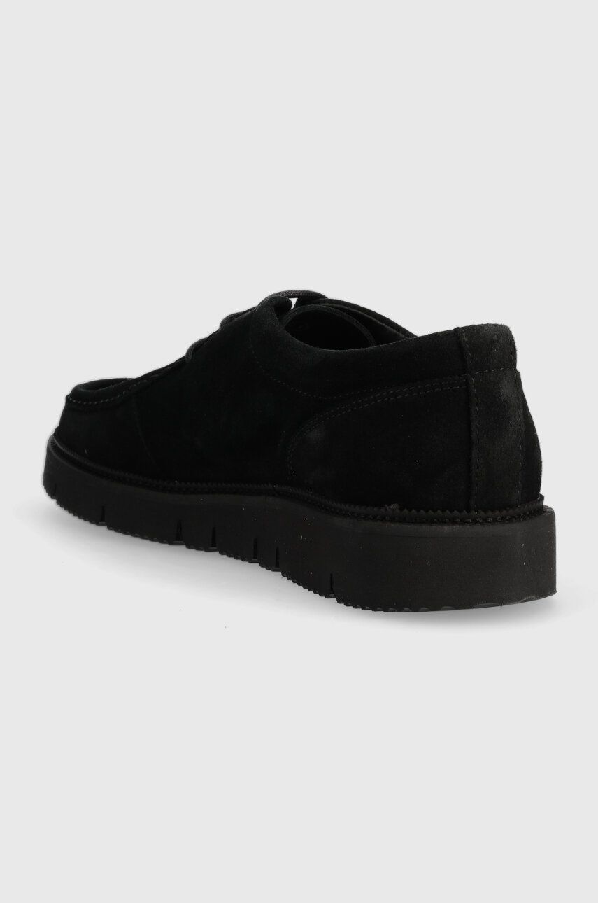 GARMENT PROJECT Pantofi De Piele Intoarsa Eilo Vibram Low Barbati, Culoarea Negru, GP2469
