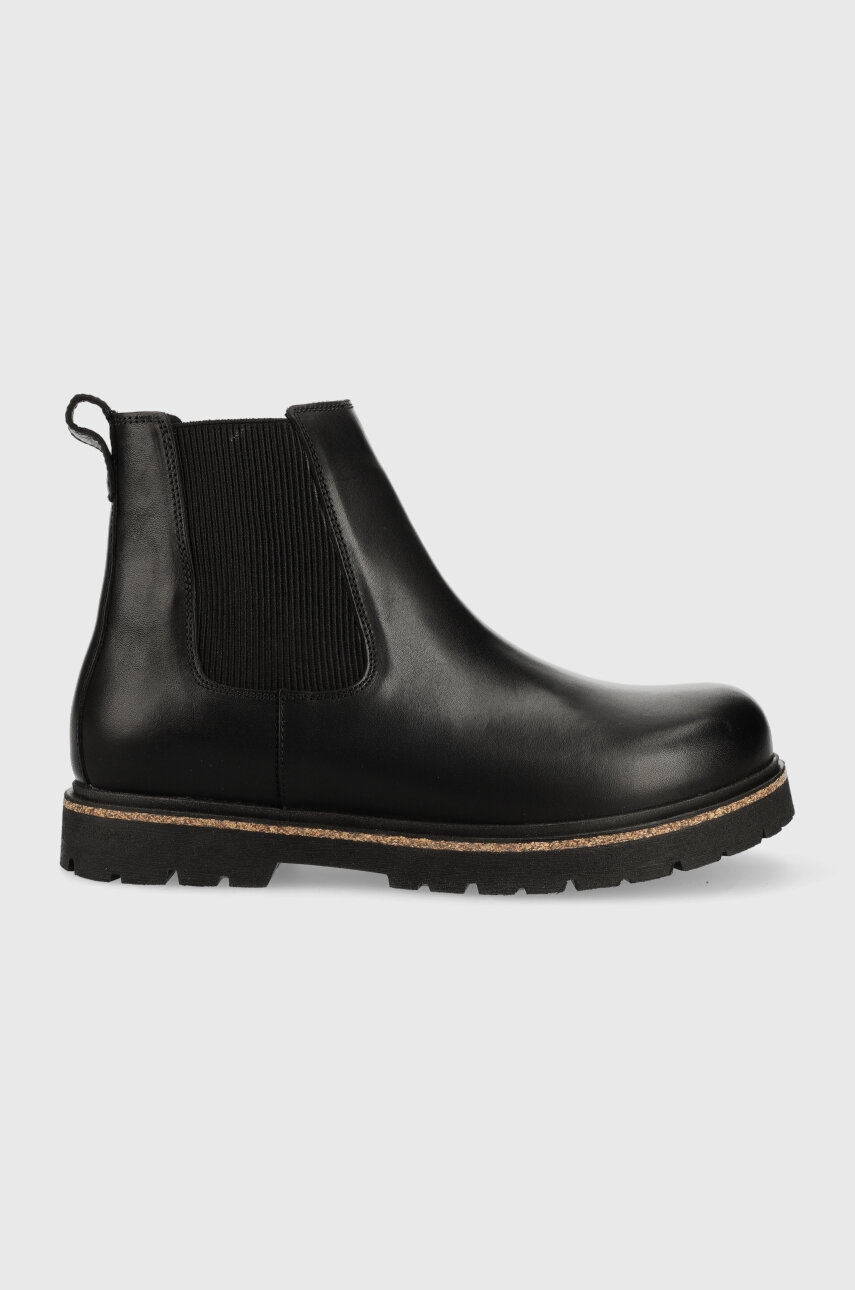 Birkenstock ghete chelsea de piele 1025764 barbati, culoarea negru, Highwood Birkenstock ghete chelsea de piele 1025764 barbati, culoarea negru, Highwood
