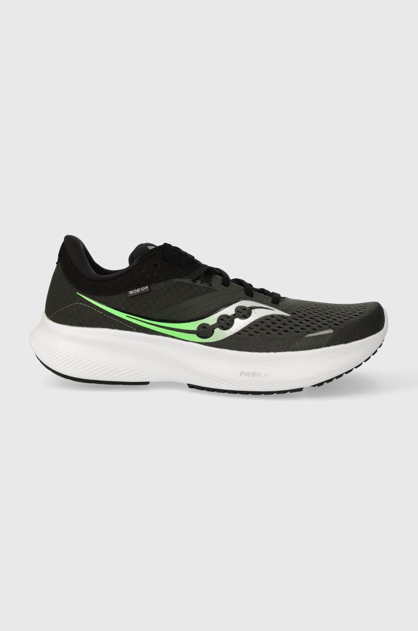 E-shop Běžecké boty Saucony RIDE zelená barva