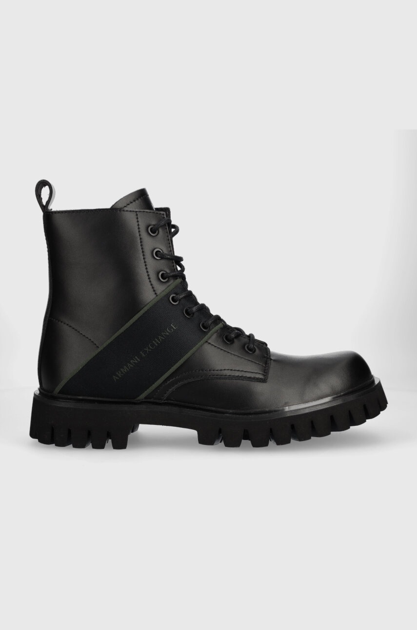 

Черевики Armani Exchange чоловічі колір чорний XUM016.XV781.00002