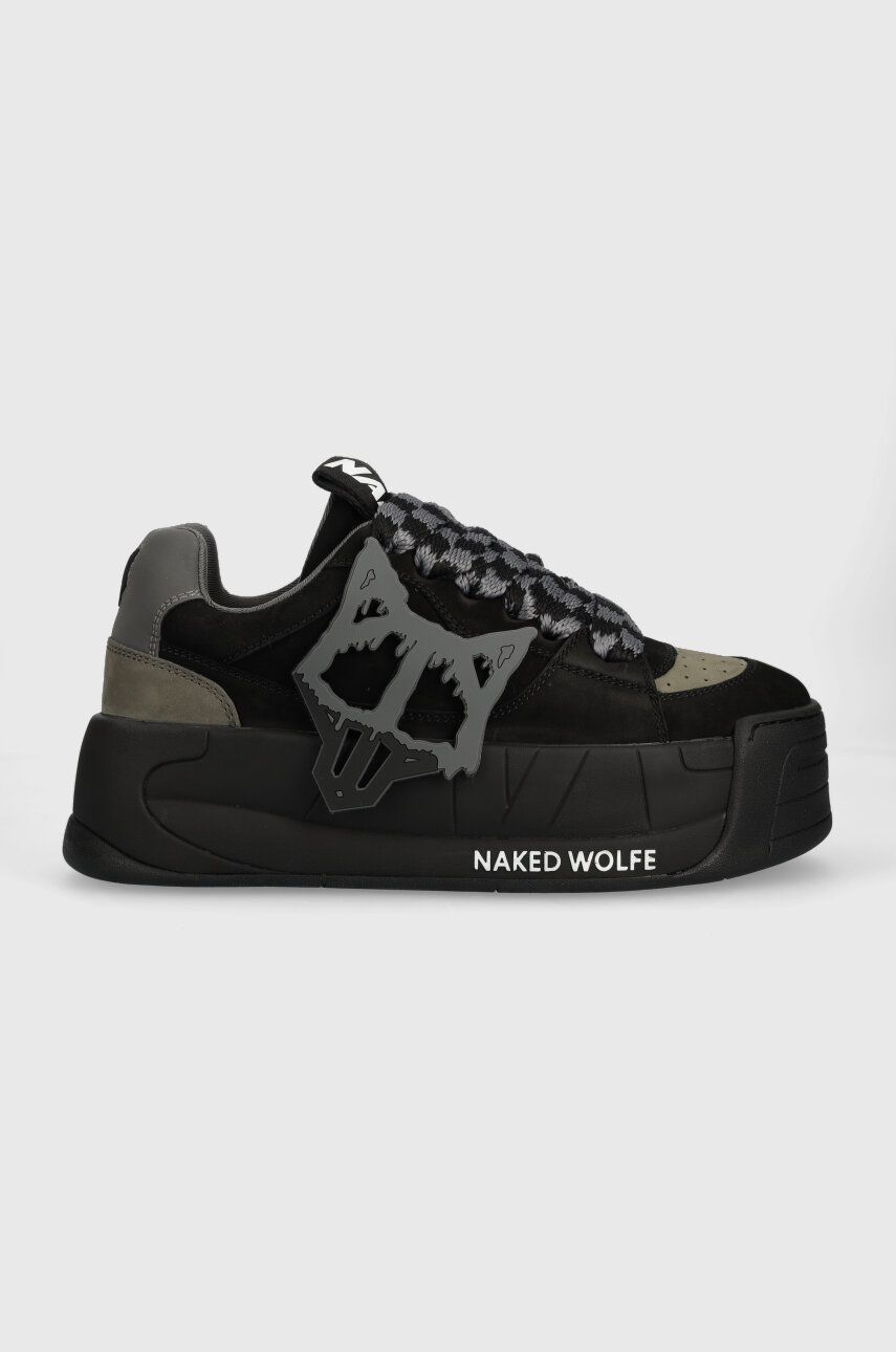 Naked Wolfe sneakers din piele Slade culoarea negru