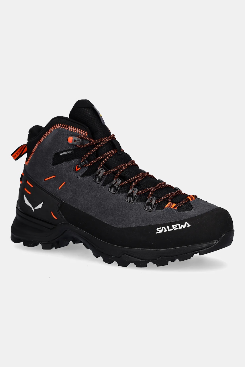 Levně Boty Salewa Alp Mate Mid pánské, hnědá barva, zateplené