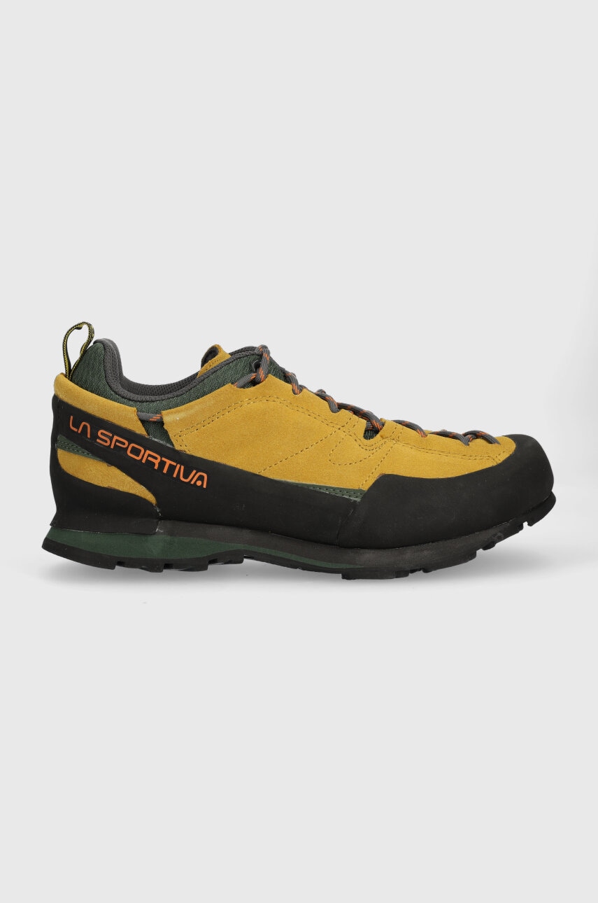 Levně Boty LA Sportiva Boulder X pánské, hnědá barva