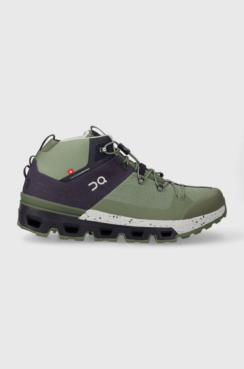 On-running pantofi Cloudtrax barbati, culoarea verde