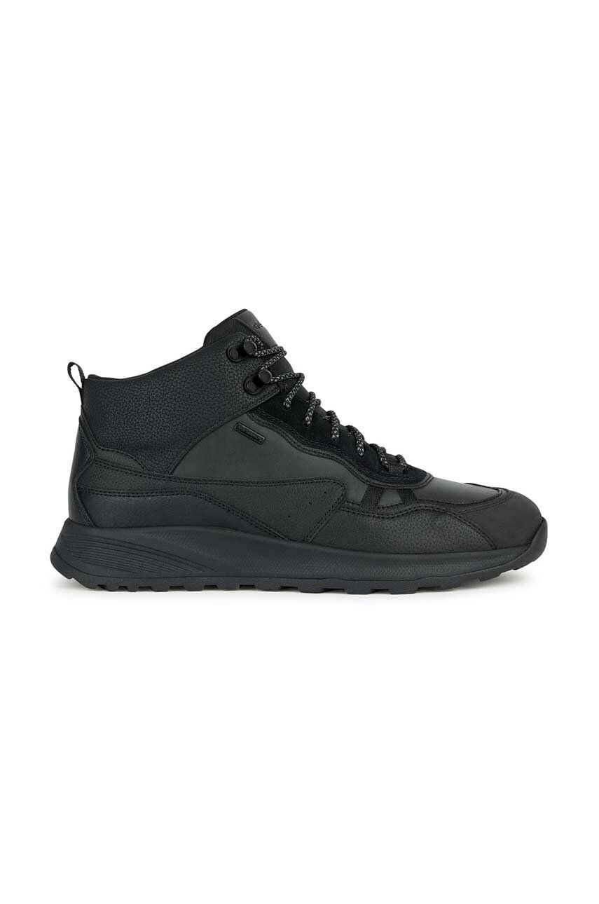 Sneakers boty Geox U TERRESTRE B ABX a černá barva, U36EZA 0MEBU C9999 - černá -  Svršek: Umělá