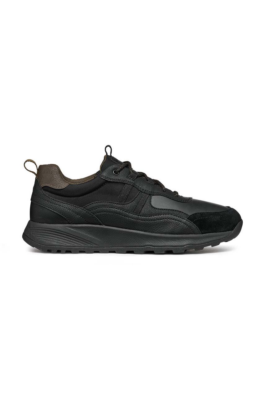 Sneakers boty Geox U TERRESTRE a černá barva, U36EYA 0BU11 C9999 - černá -  Svršek: Textilní ma