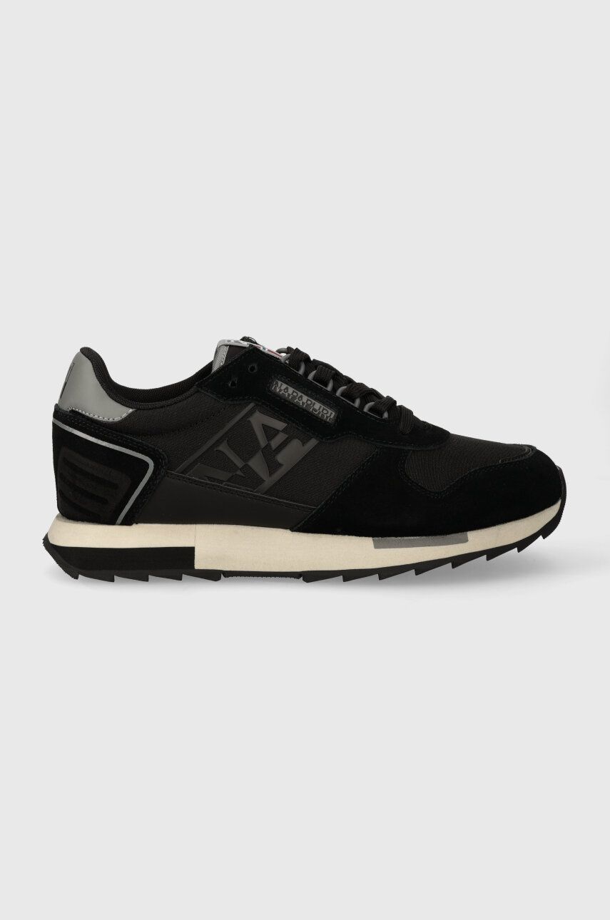 Sneakers boty Napapijri VIRTUS černá barva, NP0A4HVA.041 - černá - Svršek: Textilní materiál