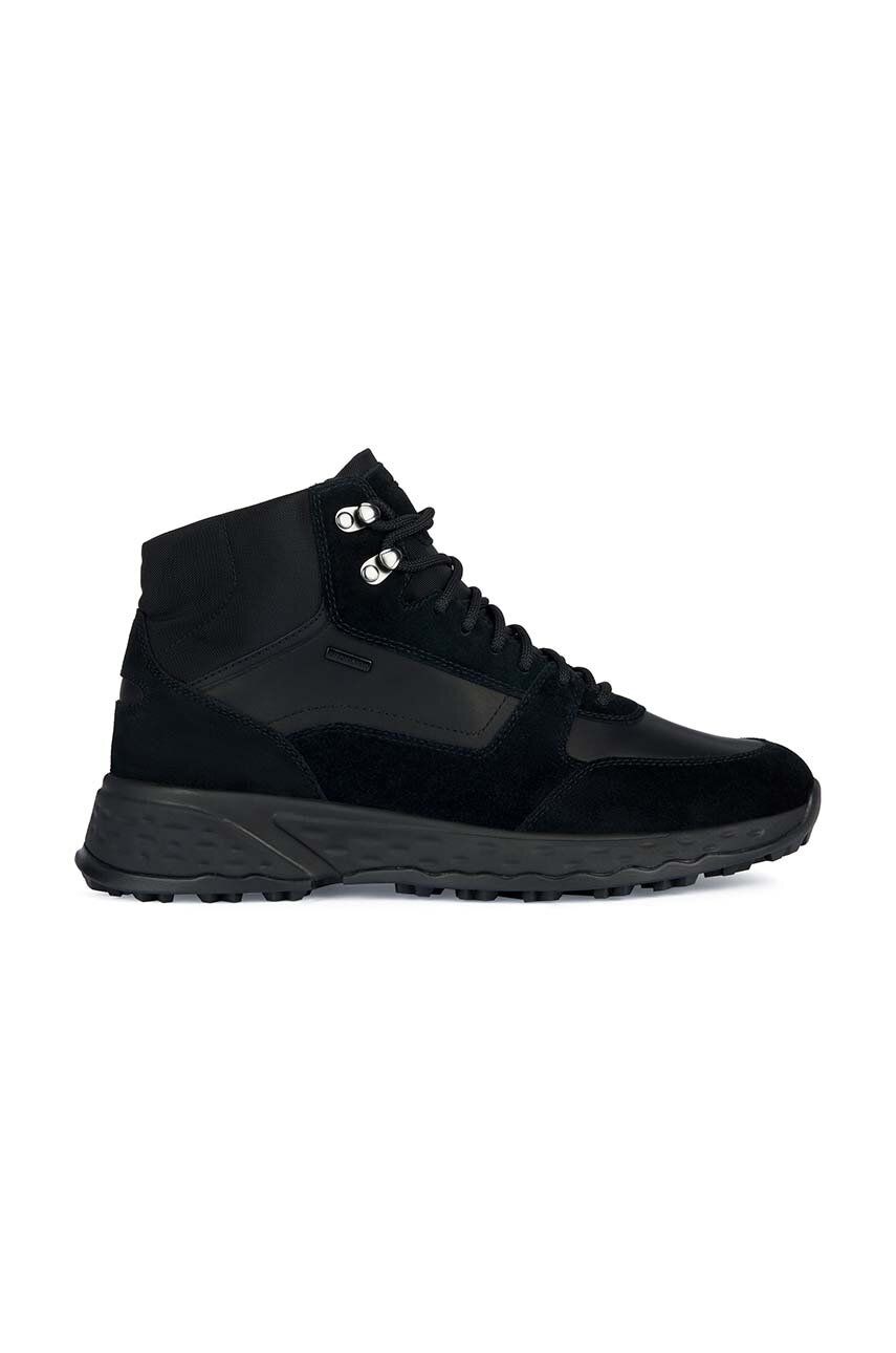 Sneakers boty Geox U STERRATO B ABX černá barva, U36F0B 02243 C9999 - černá - Svršek: Přírodní kůže