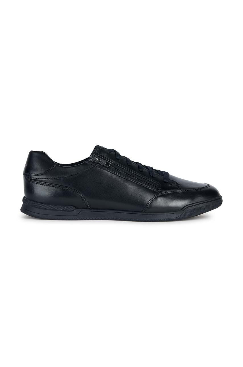 Levně Kožené sneakers boty Geox U CORDUSIO D černá barva, U36FWD 00043 C9999