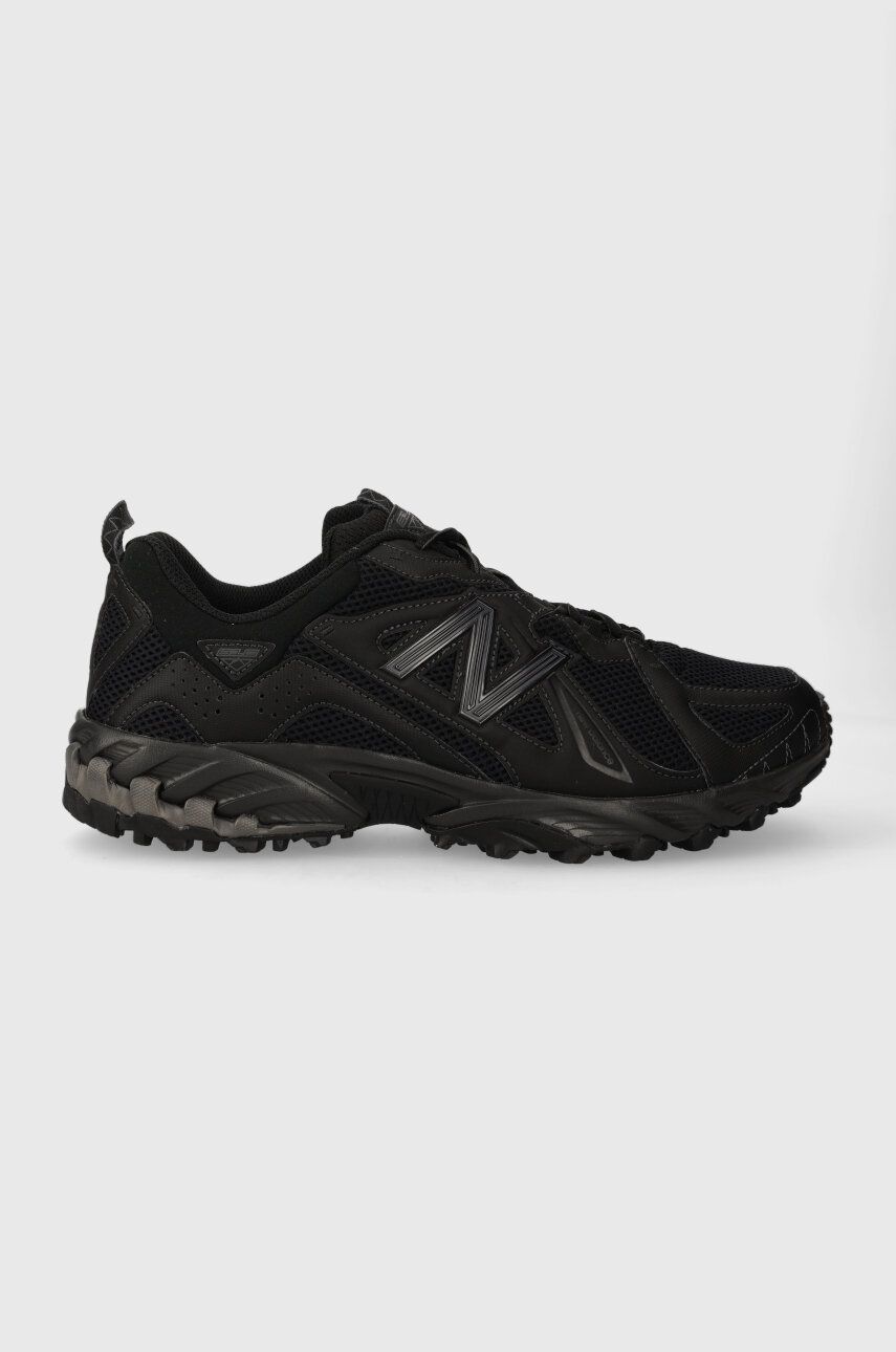 Sneakers boty New Balance ML610TBB černá barva - černá - Svršek: Umělá hmota