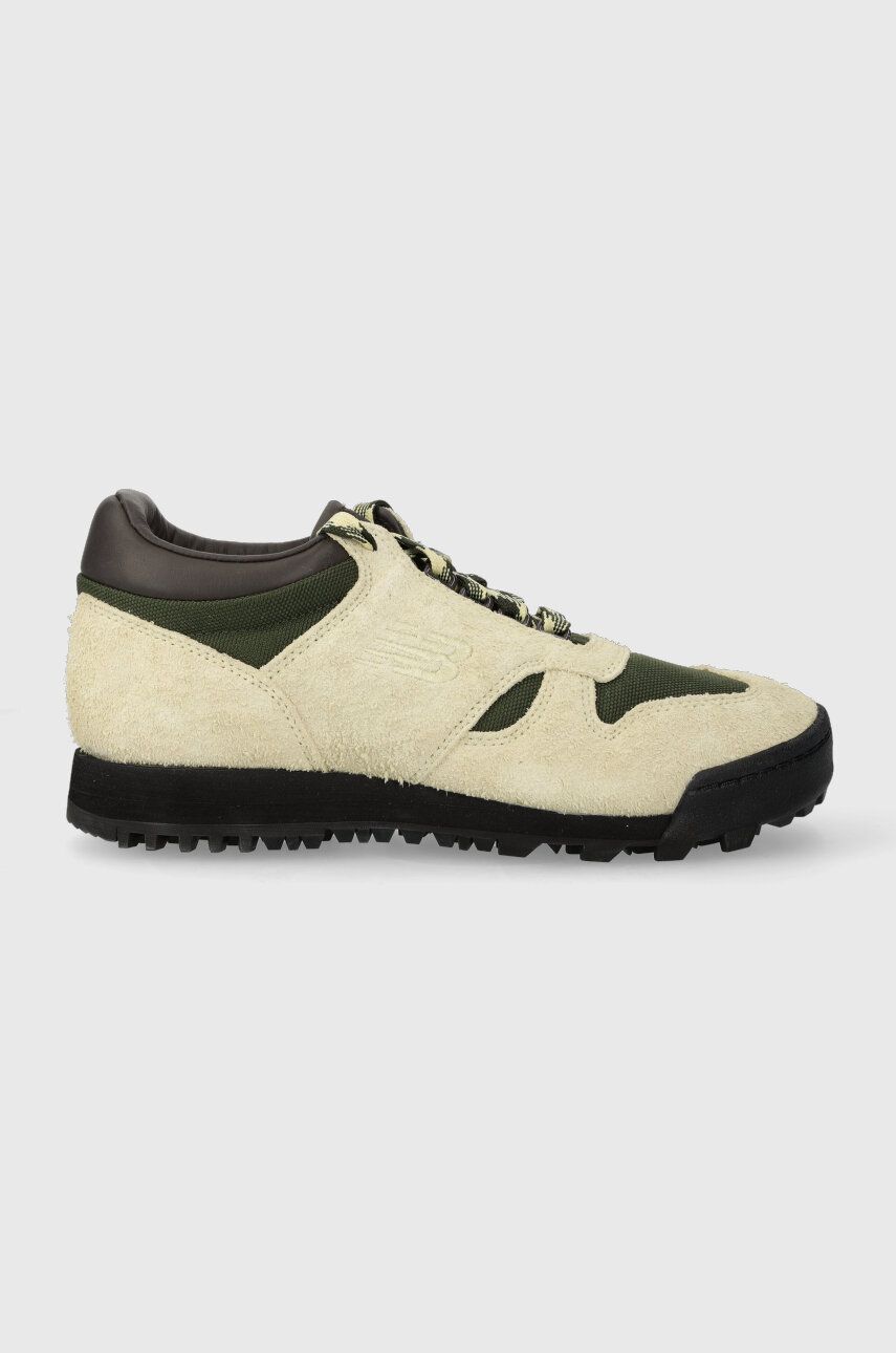 Levně Sneakers boty New Balance UALGSCG zelená barva