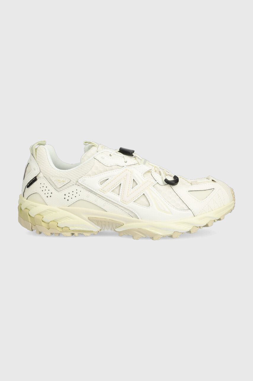 Levně Sneakers boty New Balance ML610XB béžová barva