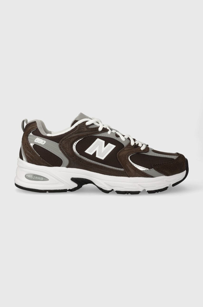 Levně Sneakers boty New Balance MR530CL hnědá barva