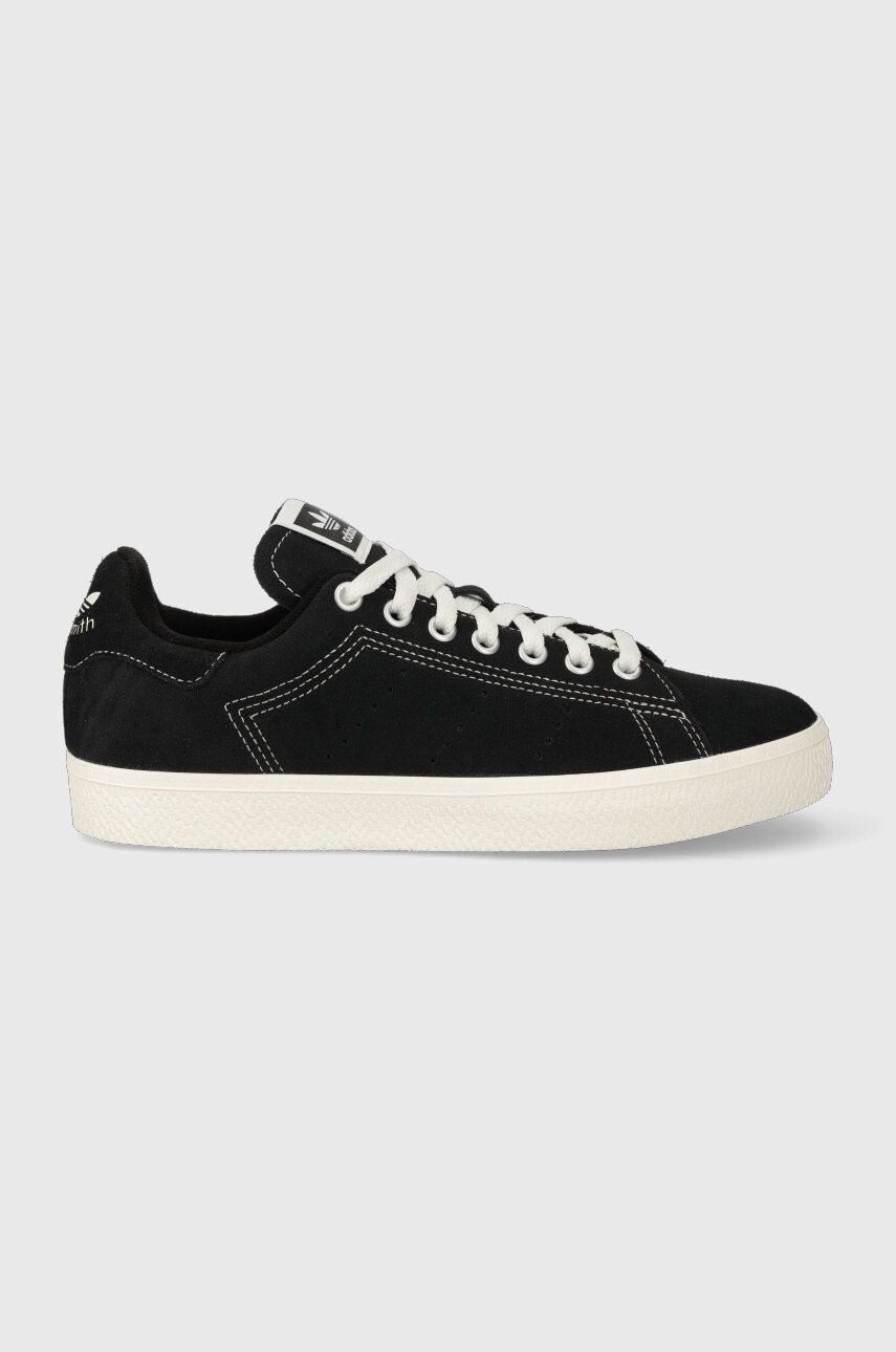 adidas Originals sneakers din piele întoarsă Stan Smith CS culoarea negru