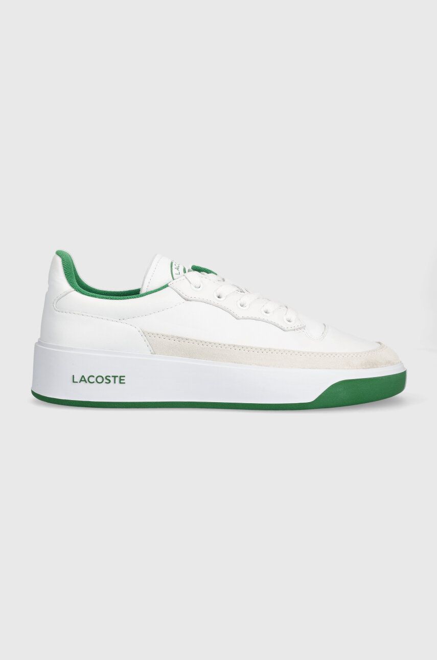 Levně Kožené sneakers boty Lacoste G80 CLUB 223 1 SMA bílá barva, 46SMA0046