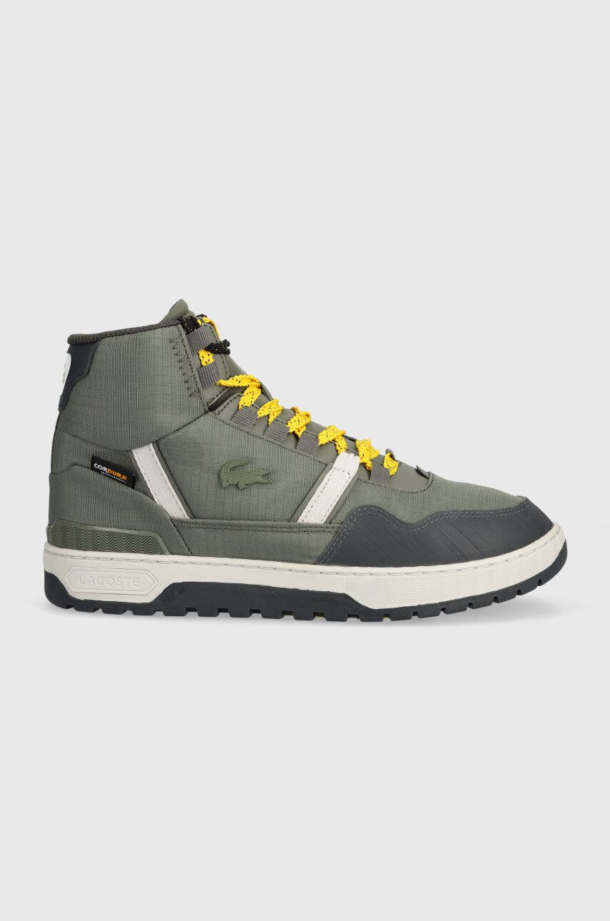 Sneakers boty Lacoste T-CLIP WNTR MID 223 1 SMA zelená barva, 46SMA0086 - zelená - Svršek: Umělá hmo