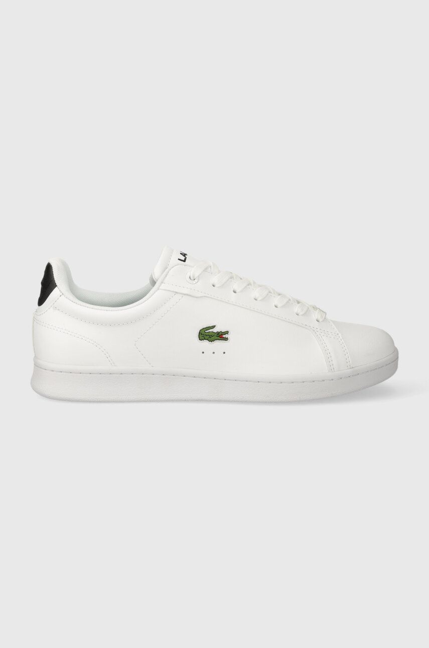 Sneakers boty Lacoste CARNABY PRO 123 8 SMA bílá barva, 45SMA0111 - bílá - Svršek: Umělá hmota