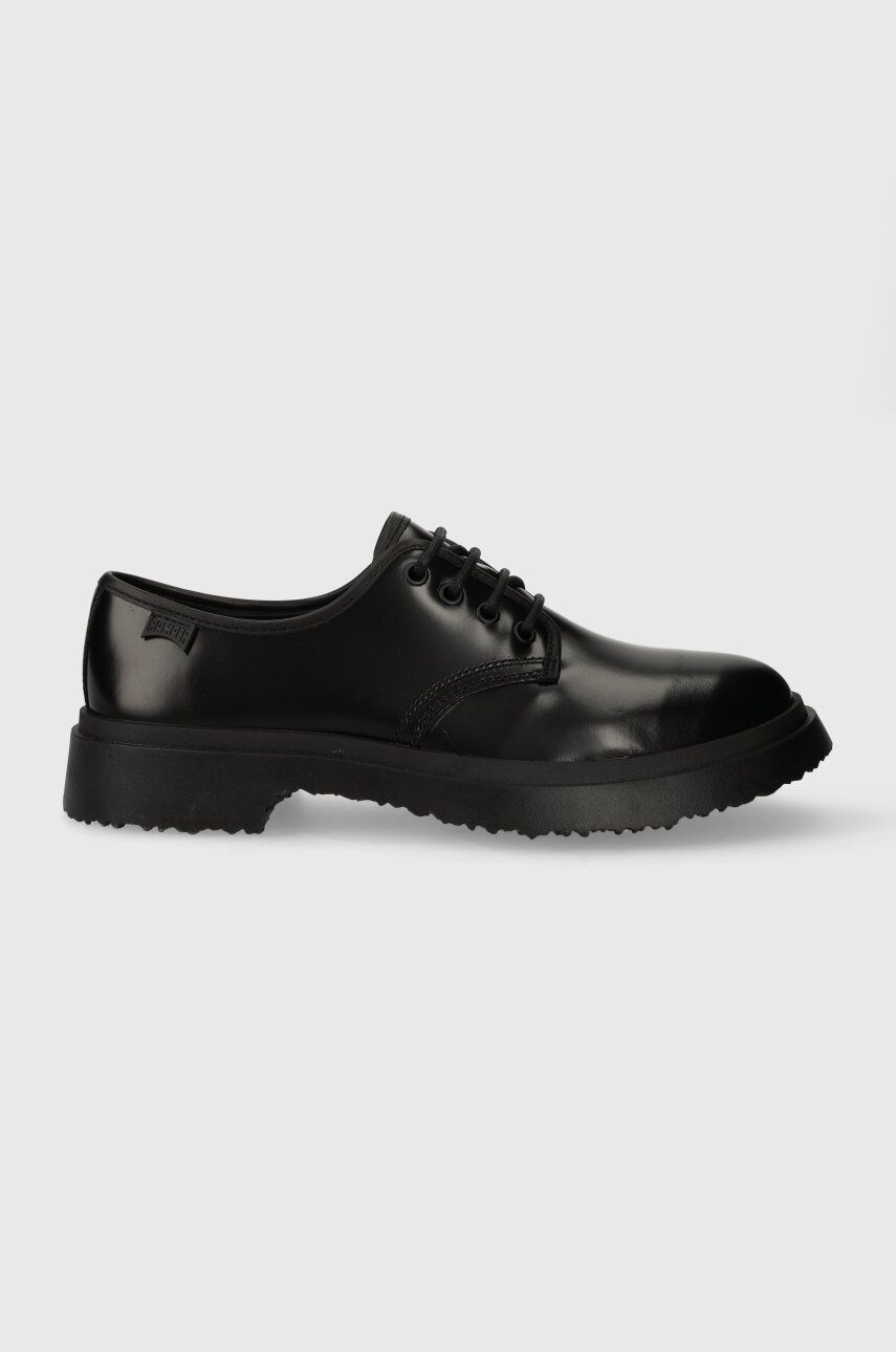 Camper pantofi de piele Walden barbati, culoarea negru, K100860.005