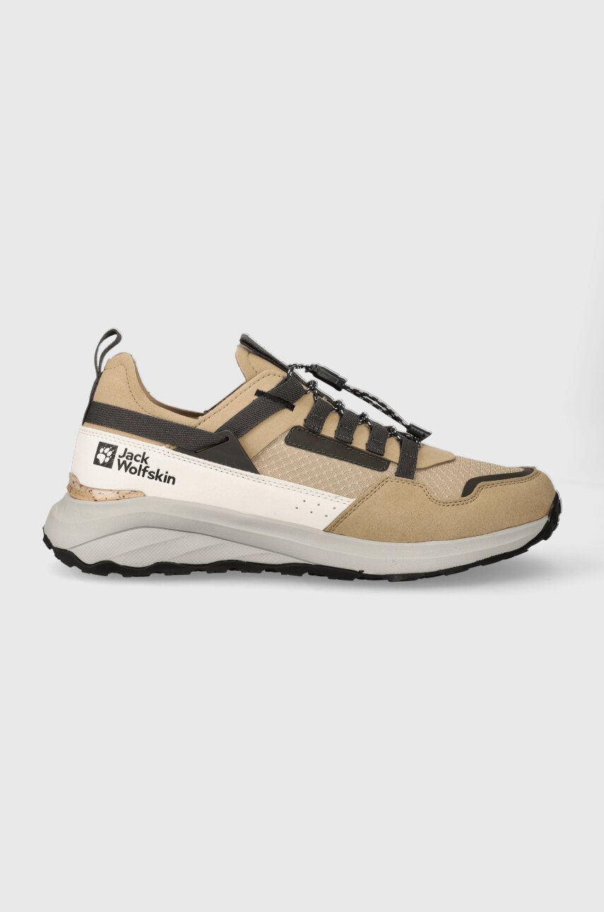 E-shop Boty Jack Wolfskin Dromoventure Athletic Low pánské, béžová barva, 4057011