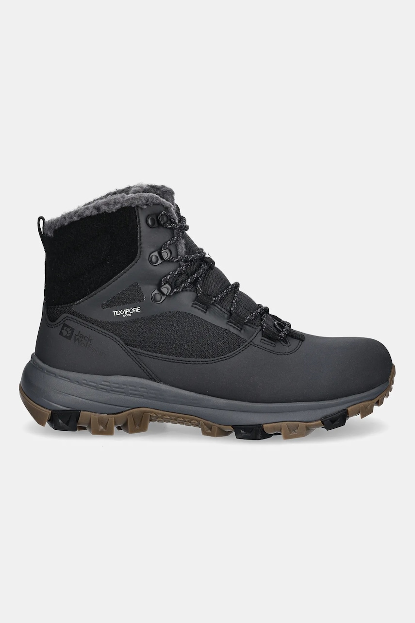 Ботинки Jack Wolfskin Everquest Texapore High цвет серый с утеплением 4053621 Ботинки Jack Wolfskin Everquest Texapore High цвет серый с утеплением 4053621