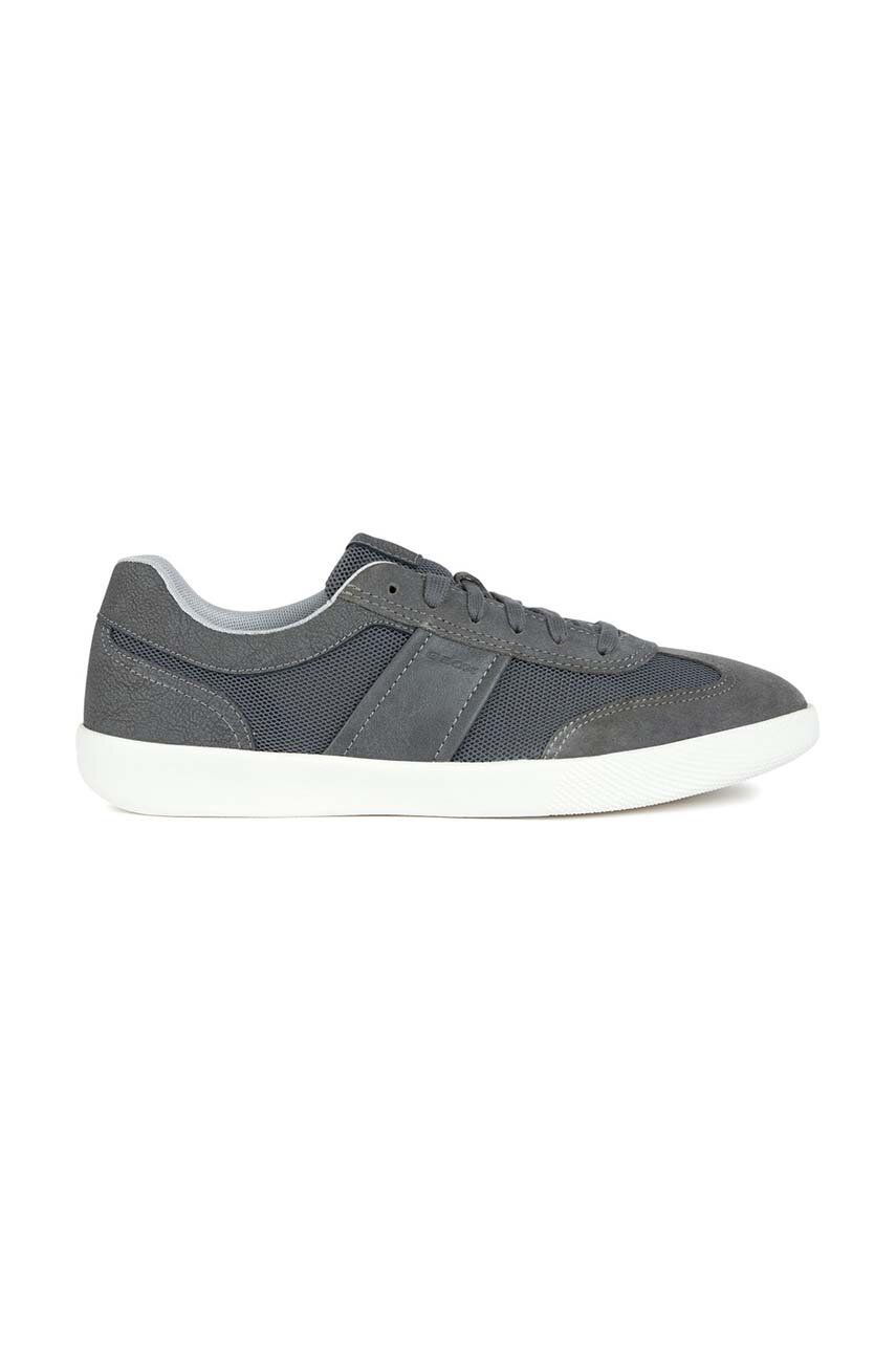 Sneakers boty Geox U RIETI a šedá barva, U3570A 01422 C9371 - šedá -  Svršek: Textilní materiál