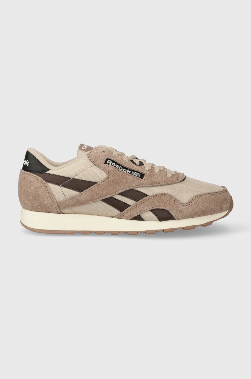 Levně Sneakers boty Reebok Classic hnědá barva