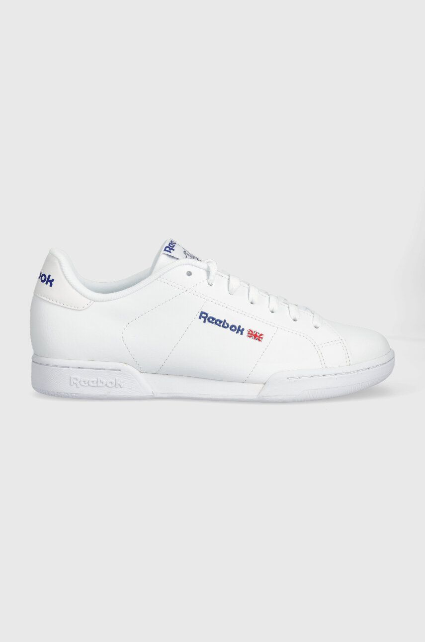 Kožené sneakers boty Reebok Classic NPC II bílá barva - bílá - Svršek: Umělá hmota