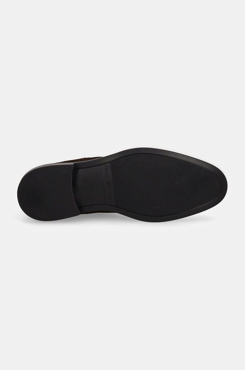 Замшеві черевики Tommy Hilfiger CORE RWB HILFIGER SUEDE CHELSEA чоловічі колір коричневий FM0FM04757 
