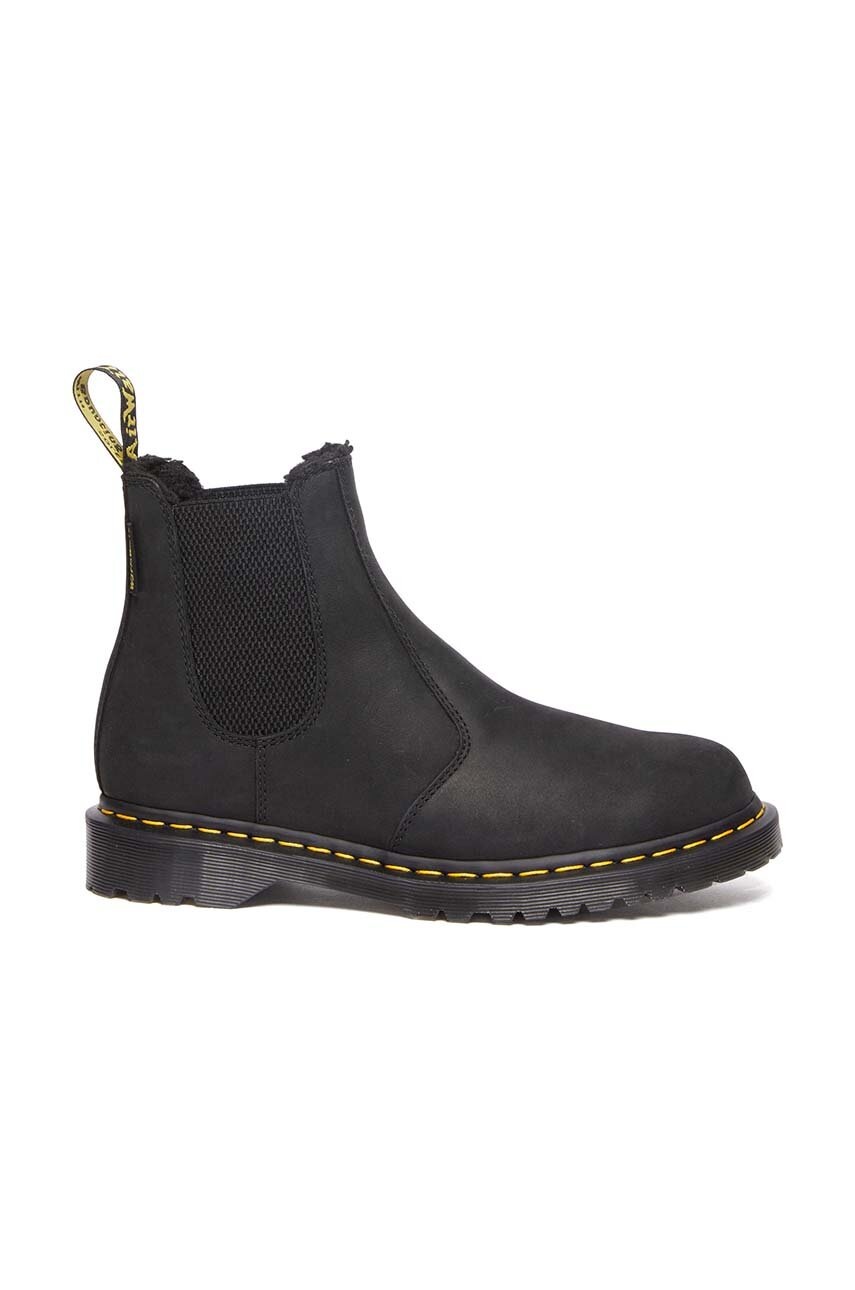 Levně Kožené zimní boty Dr. Martens 2976 pánské, černá barva, DM31144001