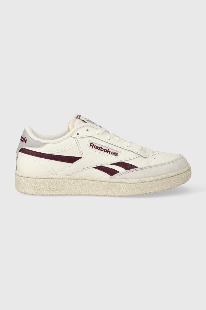 Reebok sneakers din piele Club C Revenge culoarea bej