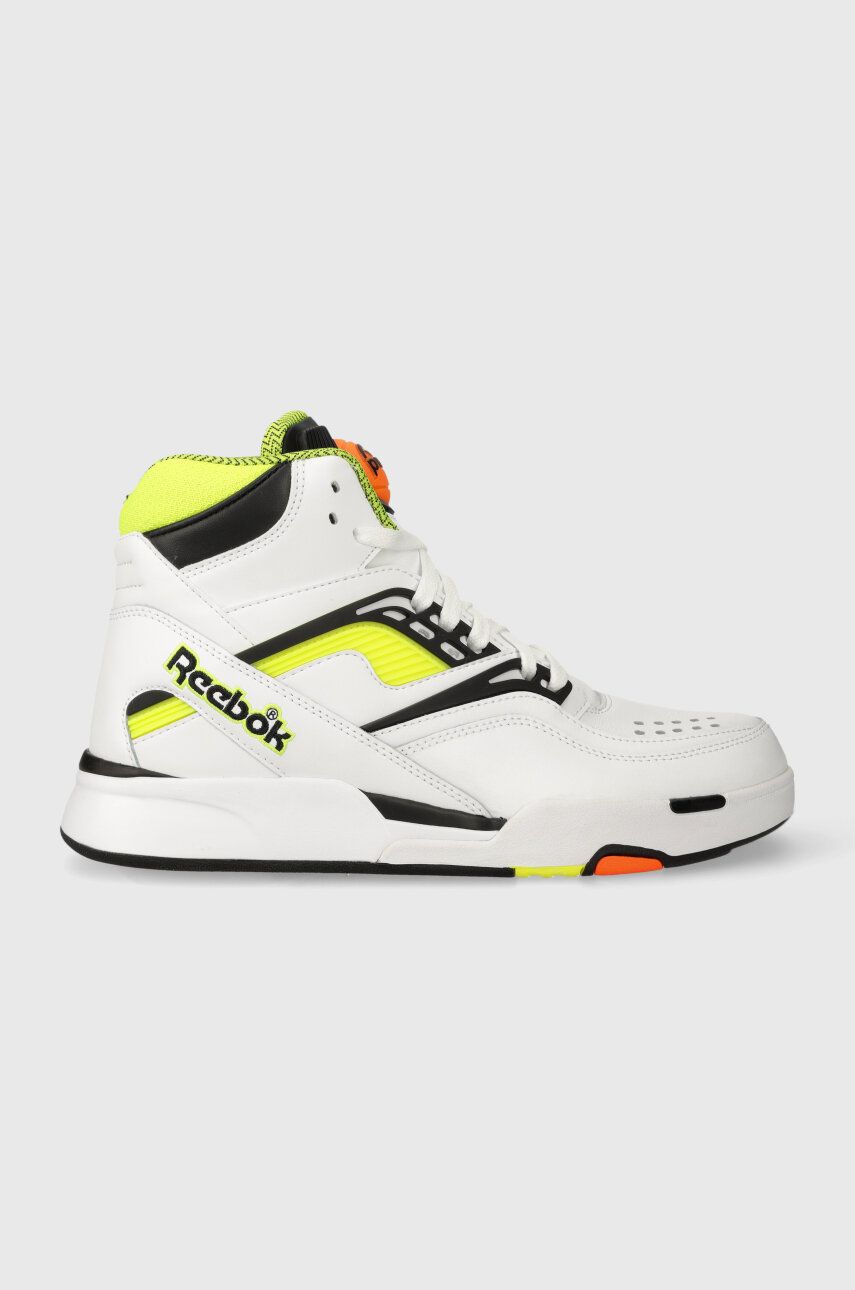 Reebok sneakers din piele Pump TZ culoarea alb