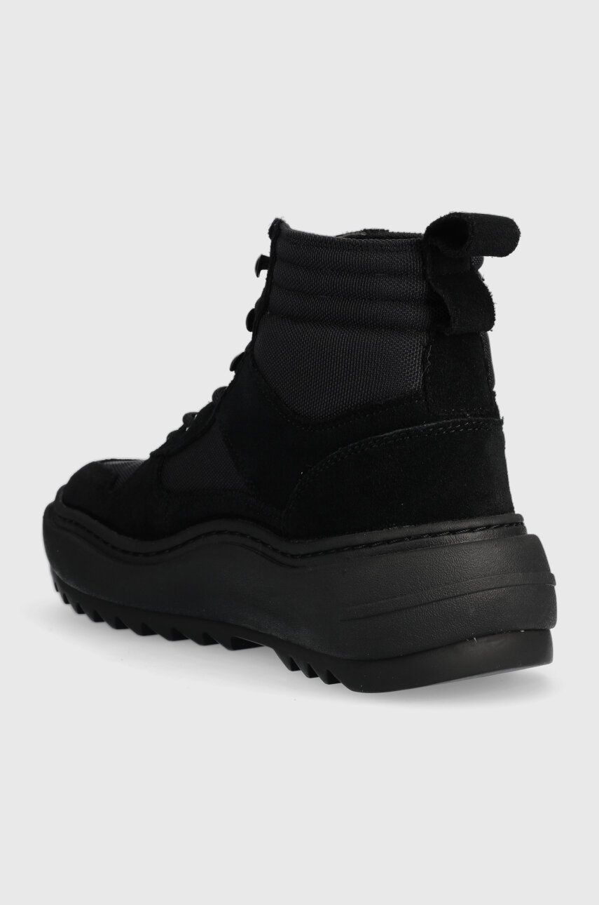 Tommy Jeans Sneakers TJM MIX MATERIAL BOOT Culoarea Negru, EM0EM01245