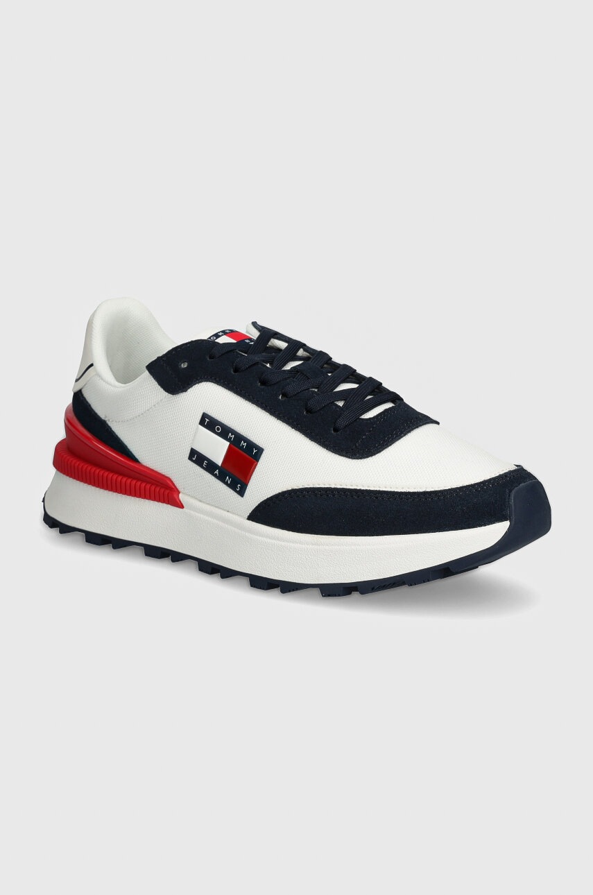 

Маратонки Tommy Jeans TJM TECHNICAL RUNNER в черно EM0EM01265, Бял